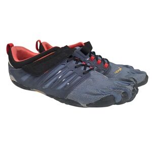Vibram FiveFingers V-Train Mens 12-12.5 Blue Red 17M6603 Barefoot Training Shoes